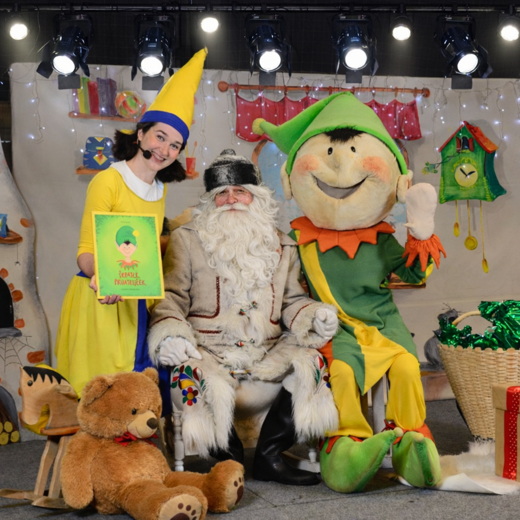 Škratek Prijateljček in novoletno presenečenje.  