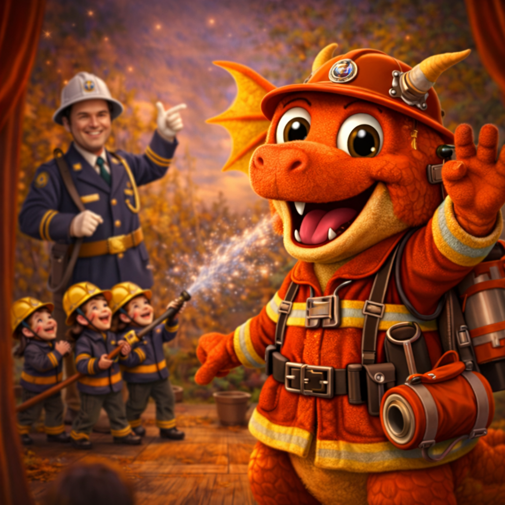 OGNJENI ZMAJ IN GASILEC FRAN - novo 2026  